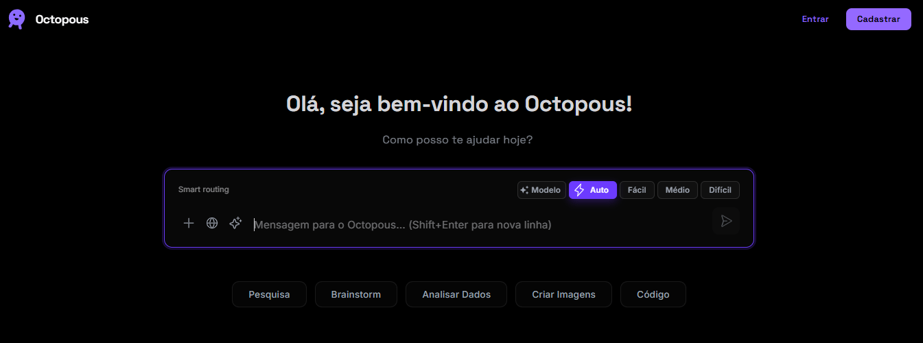 Octopous: A Plataforma que Unifica Inteligência Artificial e Redefine a Produtividade Digital